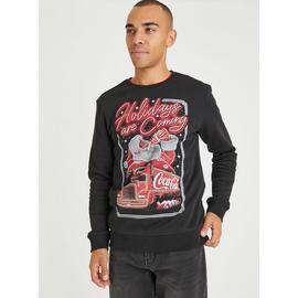 Coca Cola Christmas Print Sweatshirt