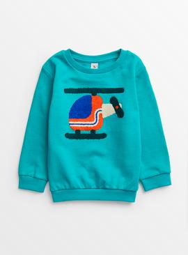 Green Helicopter Sweatshirt