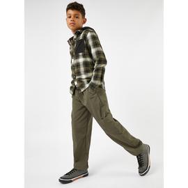 Pale Grey Parachute Joggers