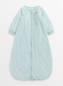 Blue Velour Star 2.5 Tog Long Sleeve Sleeping Bag