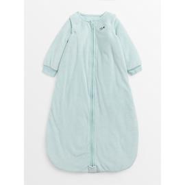 Blue Velour Star 2.5 Tog Long Sleeve Sleeping Bag