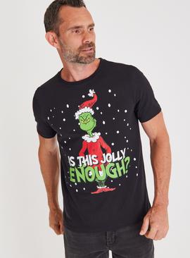 Grinch Christmas Black T-Shirt