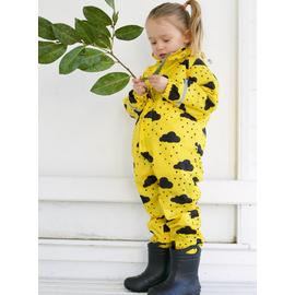 FRED & NOAH Yellow Cloud Puddlesuit