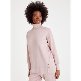 Longline Oversized Roll Neck Top