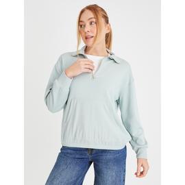 Quarter Zip Coord Sweatshirt