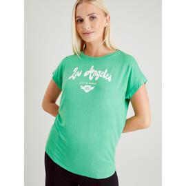 Green Los Angeles Relaxed Fit Top