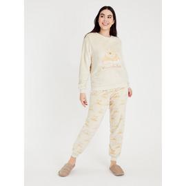 Disney Oatmeal Winnie The Pooh Fluffy Pyjamas
