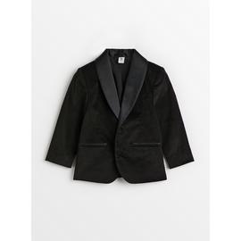 Black Brushed Smart Blazer