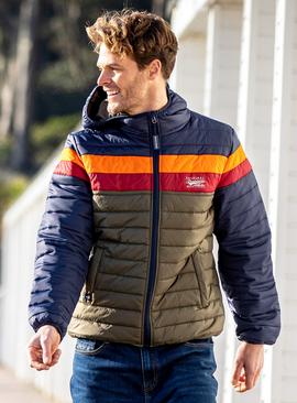 BRAKEBURN Retro Stripe Puffer