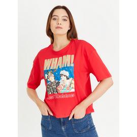 Wham Christmas Red Graphic T-Shirt