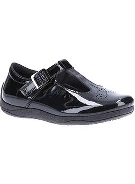 HUSH PUPPIES Eliza Junior Patent School Shoe