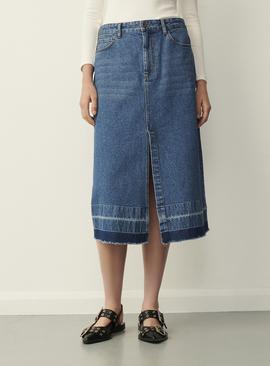 FINERY Kara Denim Skirt