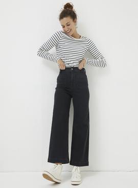 FATFACE Keswick Wide Leg Cropped Jeans