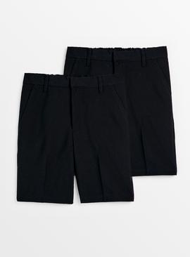 Navy Classic School Shorts 2 Pack 10 years