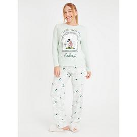 Disney Mickey Mouse Sage Green Pyjamas