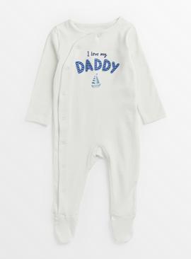 Blue I Love My Daddy Sleepsuit 12-18 months