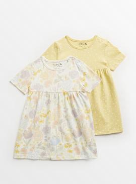 Pastel Jersey Dress 2 Pack Up to 3 mths