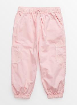 Pink Parachute Trousers 
