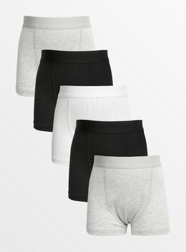 Plain Mono Trunks 5 Pack