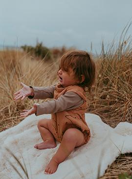 TURTLEDOVE LONDON Bear Silhouette Bubble Romper
