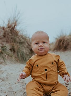 TURTLEDOVE LONDON Sunrise Plain Bearface Character Playsuit