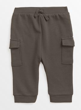 Charcoal Cargo Joggers  18-24 months