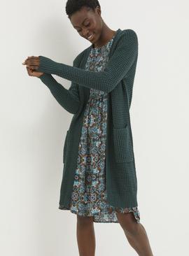 FATFACE Sadie Longline Edge Cardigan