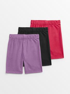 Bright Cycling Shorts 3 Pack 6 years