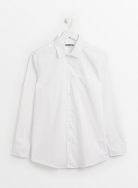 White Regular Fit Long Sleeve Shirts 2 Pack