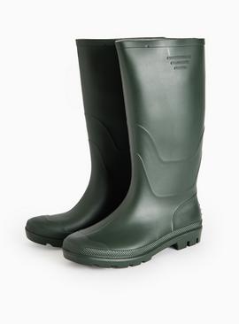 Khaki Calf Length Wellies