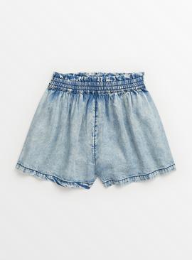 Blue Culotte Shorts With TENCEL™ Lyocell 8 years