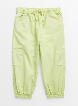 Lime Parachute Trousers