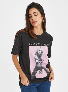 Charcoal Britney Oversized T-Shirt 