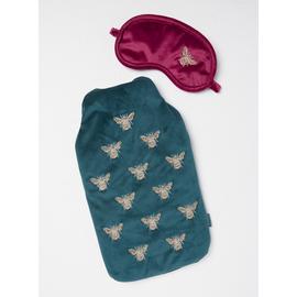 FATFACE Bee Hot Water Bottle Mask Set One Size