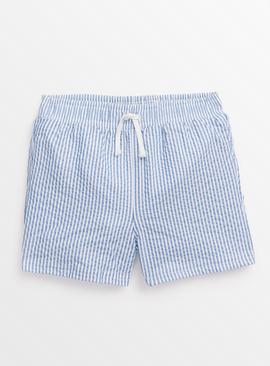 Blue Stripe Swim Shorts  