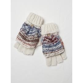 FATFACE Space Dye Overflap Gloves One Size