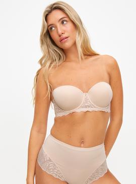 Beige Multiway Soft Cup Balcony Bra