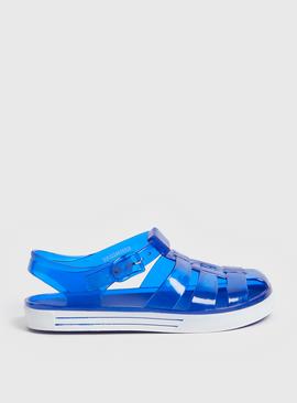 Blue Jelly Sandals