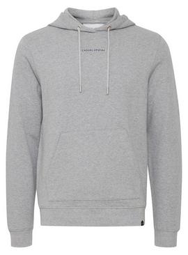 CASUAL FRIDAY Grey Hooded Sweat