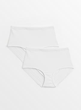 Smoothform™ White Smooth-Finish Lace Full Knickers 2 Pack