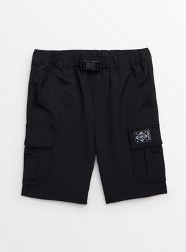 Black Cargo Shorts 