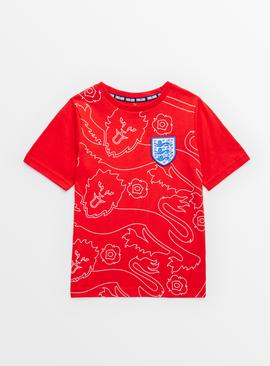 Euros England Red T-Shirt 6 years