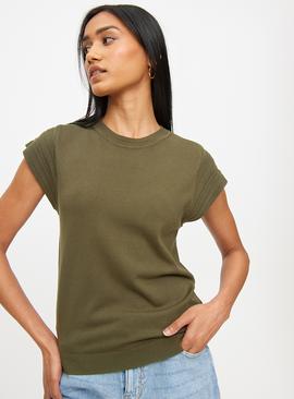 Fine Knit Angel Sleeve Top