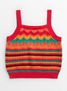Bright Knitted Vest Top 6 years