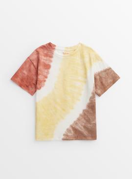 Brown Tie Dye T-Shirt