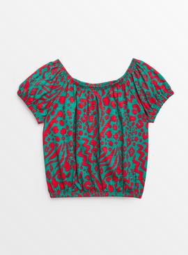 Green & Red Animal Top 