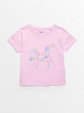 Pink Unicorn T-Shirt 