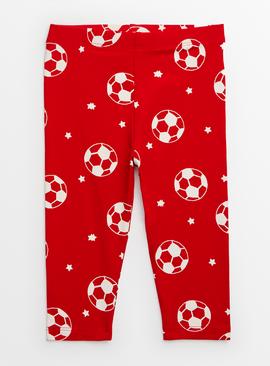 Red Football Leggings Up to 3 mths