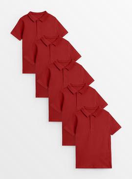 Unisex Polo Shirt 5 Pack