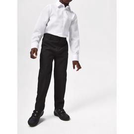 2 Pack Woven Trousers with Reinforced Knees & Extendable Hem